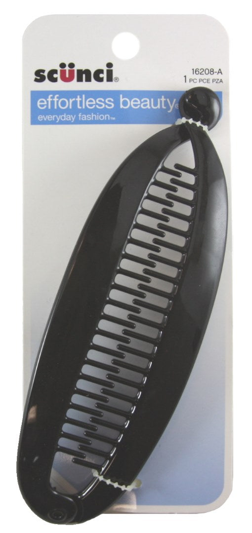 Scunci Flat Tort Cinch Comb Black - 1 Comb