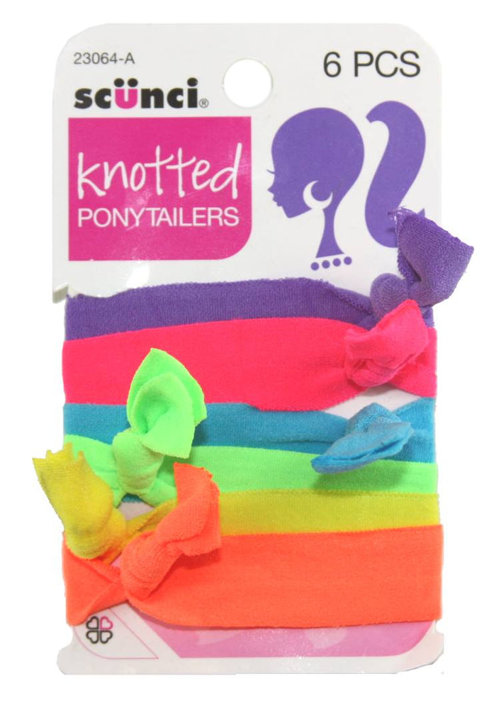 Scunci Girl Knot Ponytailer - 6 Pack