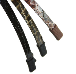 Scunci Headband Crocodile Leather