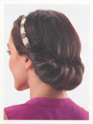 Scunci Hollywood Roll Thick White Band - 1 Pack