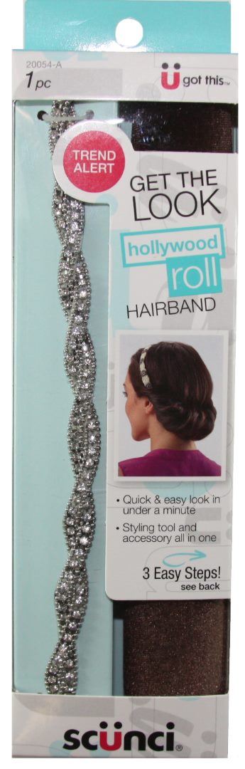 Scunci Hollywood Roll Rhinestone Beads - 1 Pack