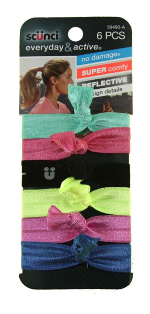 Scunci No Damage Hair Elastics Assorted