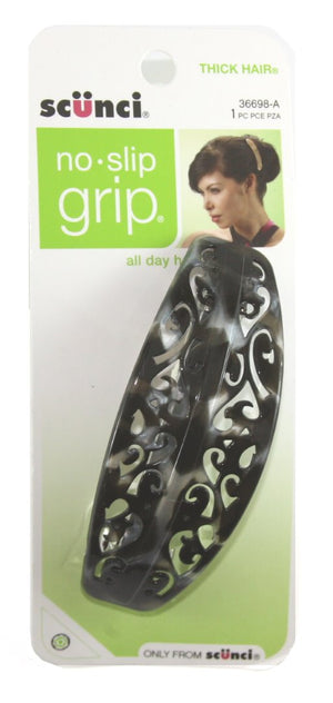 Scunci No Slip Grip Barrette Thick Hairr