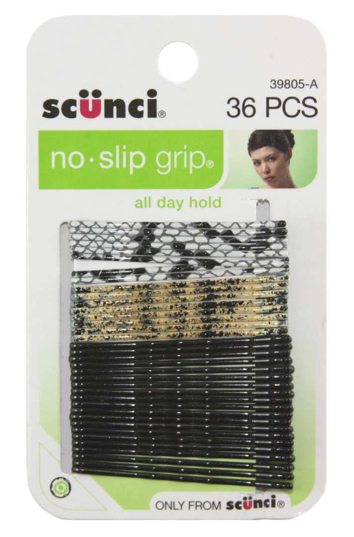 Scunci No Slip Grip Bobby Pins - 36 Pack