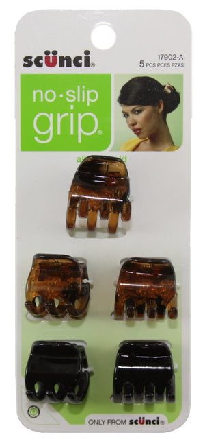 Scunci No Slip Grip Chunky Jaw Clips Pack