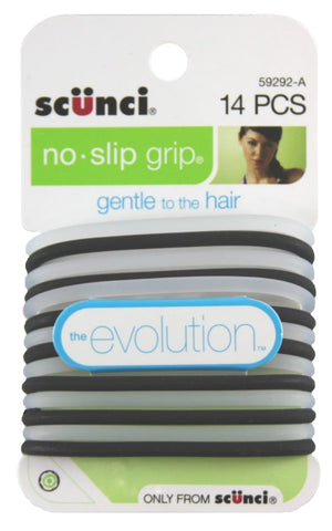 Scunci No Slip Grip Jelly Ponytailers