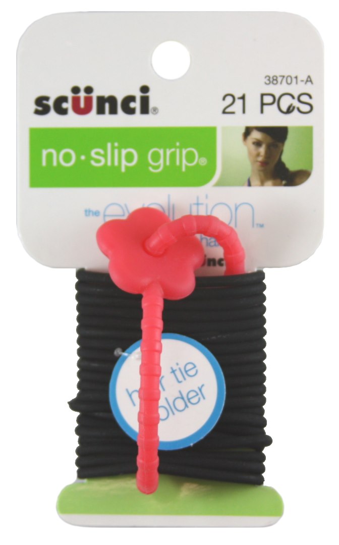 Scunci No Slip Grip Evolution Ponytail Holder - 21 Count
