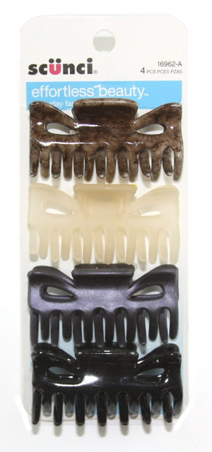 Scunci No Slip Grip Jaw Clips