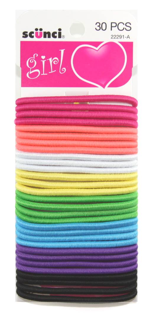 Scunci Ponytail Holders - 30 Pack