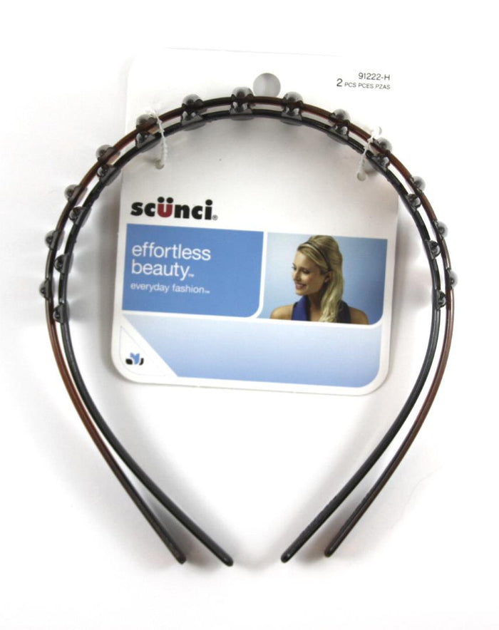Scunci Tiger Tooth Headband - 2 Pack